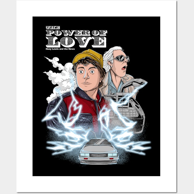 The Power Of Loves Soundtrack Artwork Wall Art by namanyastudios